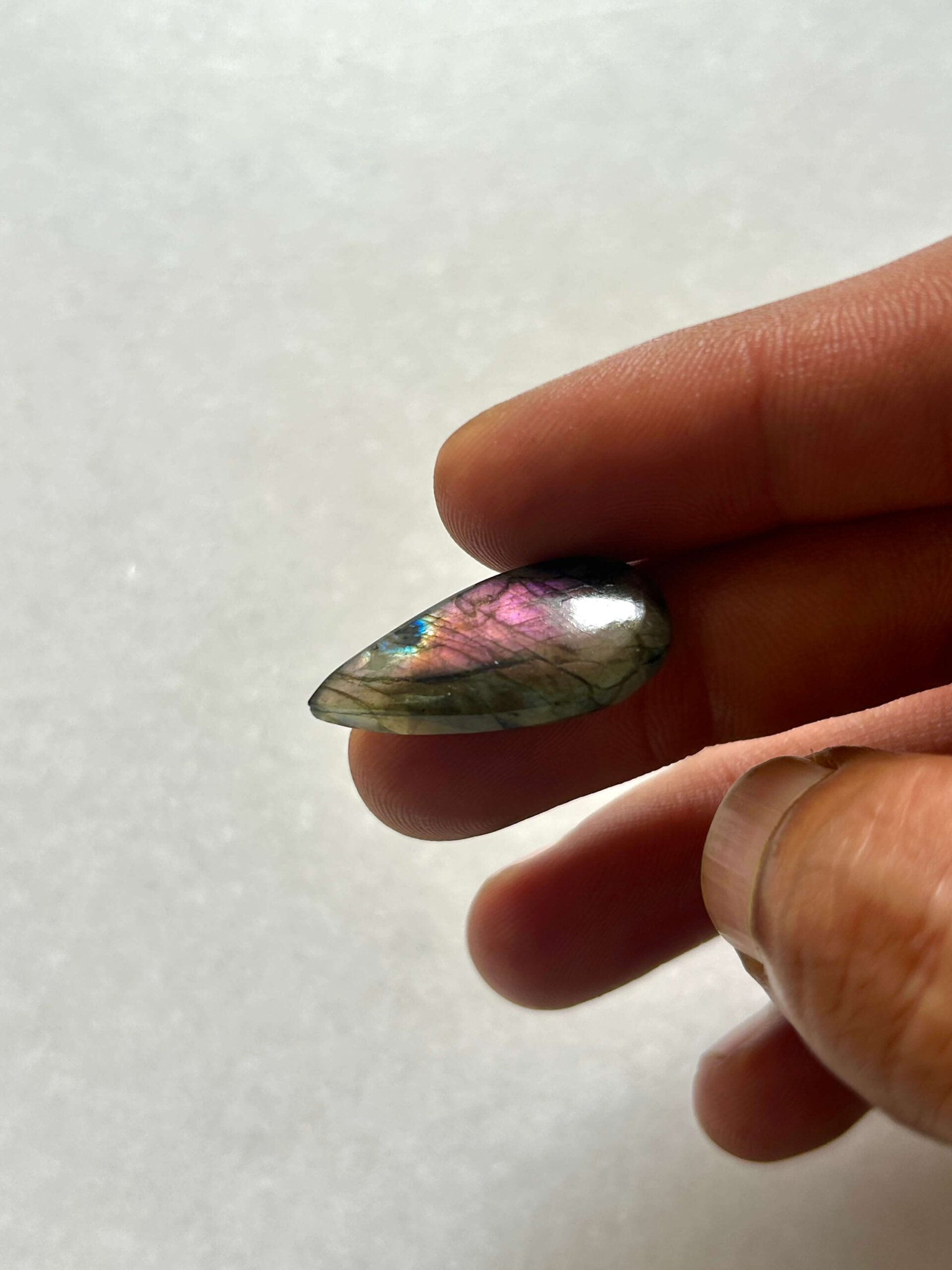 28mm Purple Labradorite Cabochon