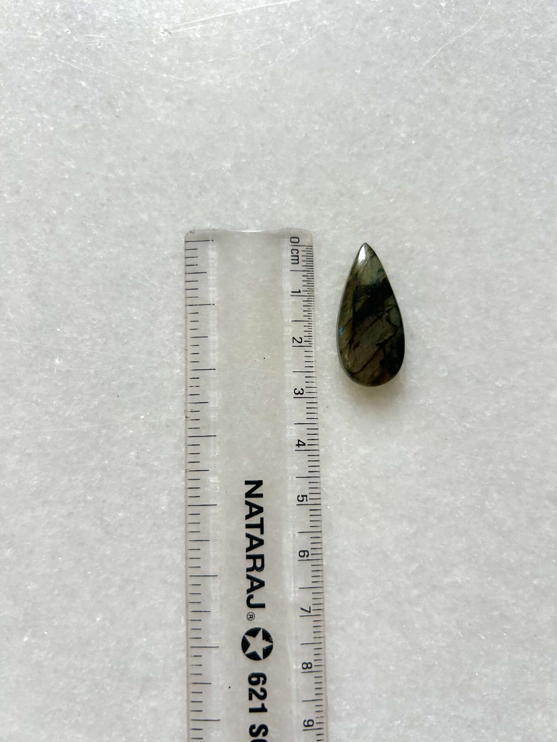 28mm Purple Labradorite Cabochon - Image 2
