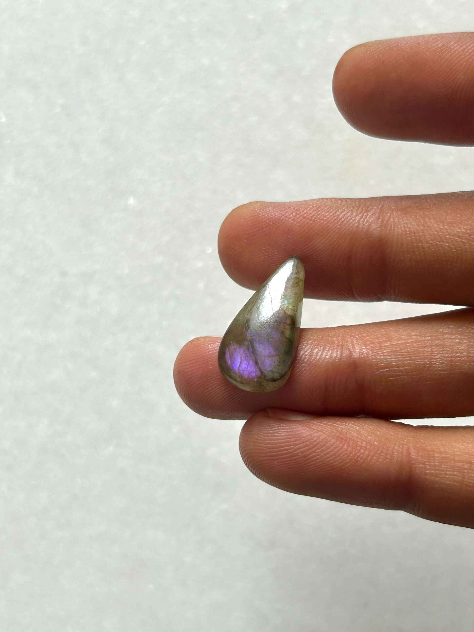 22mm Purple Labradorite Cabochon
