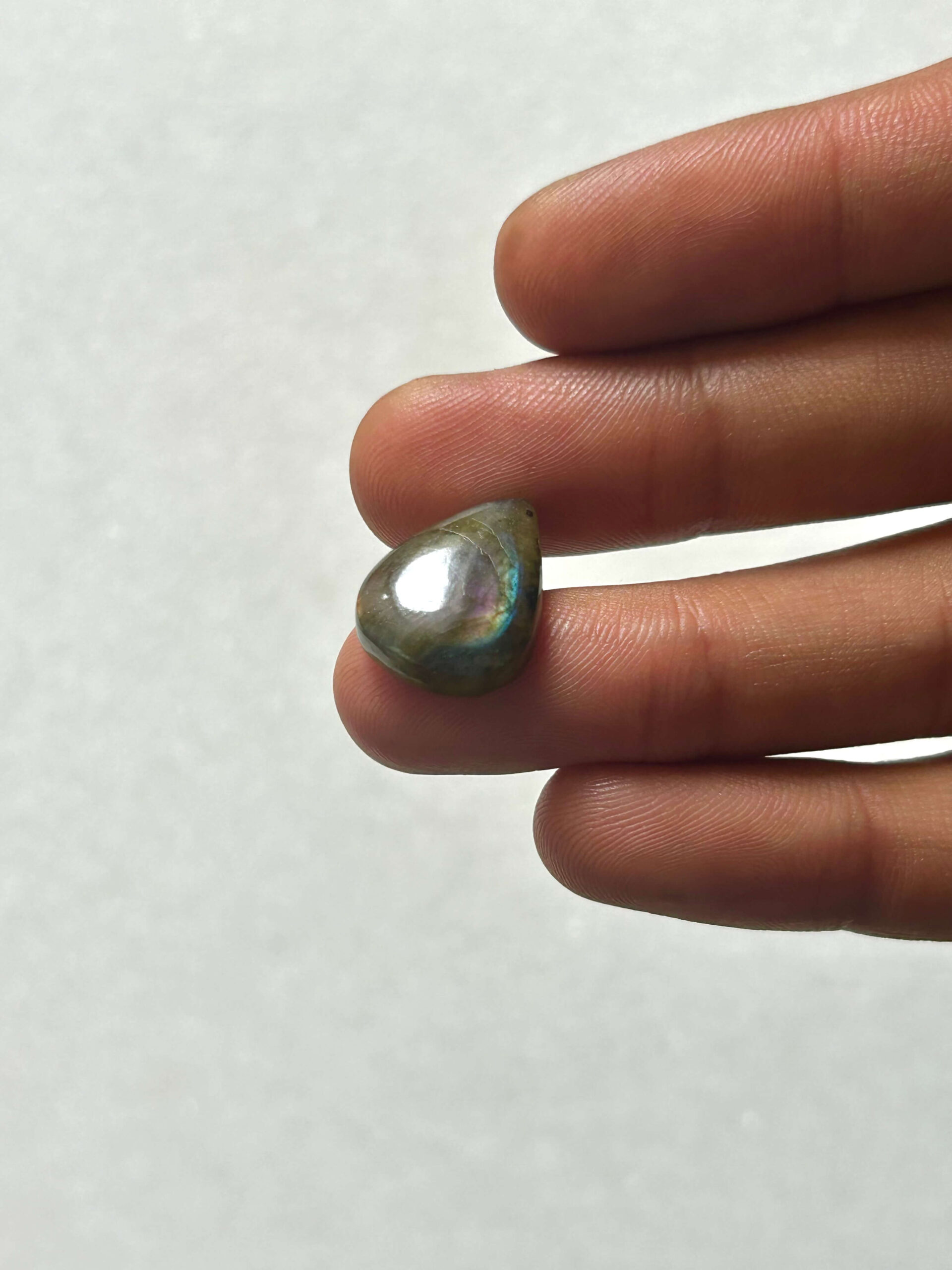 18mm Purple Labradorite Cabochon