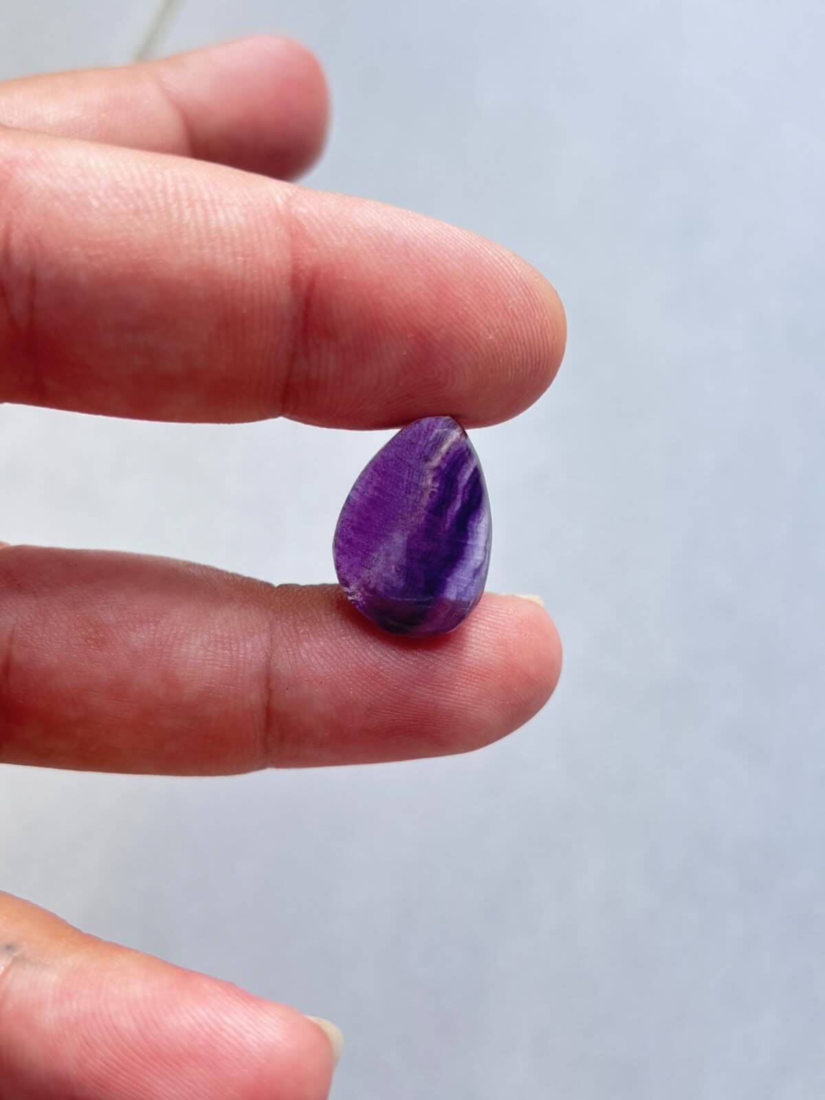 21mm Natural Rainbow Fluorite Gemstone - Image 2