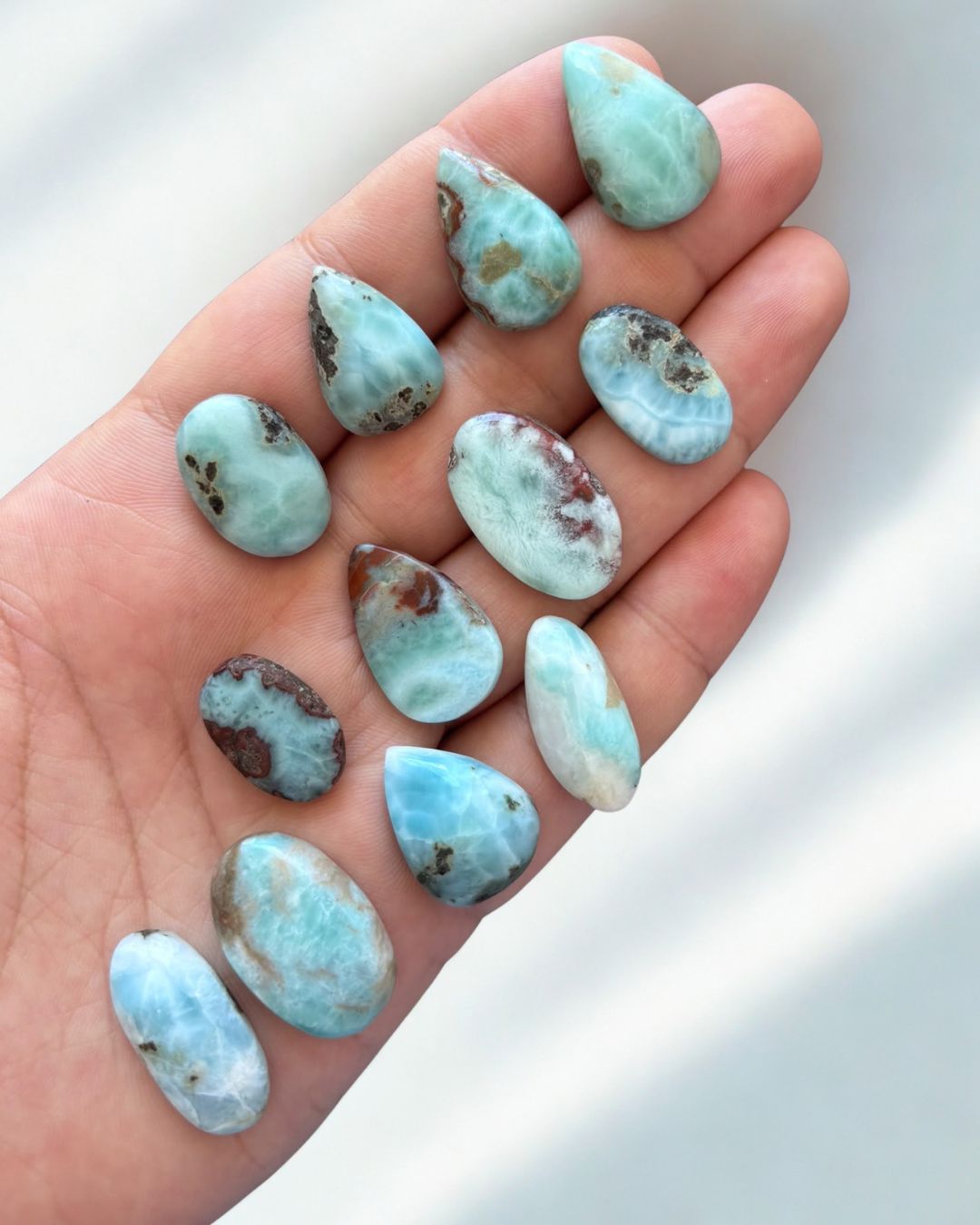 Natural Larimar Cabochon – Choose Your Piece - Image 3