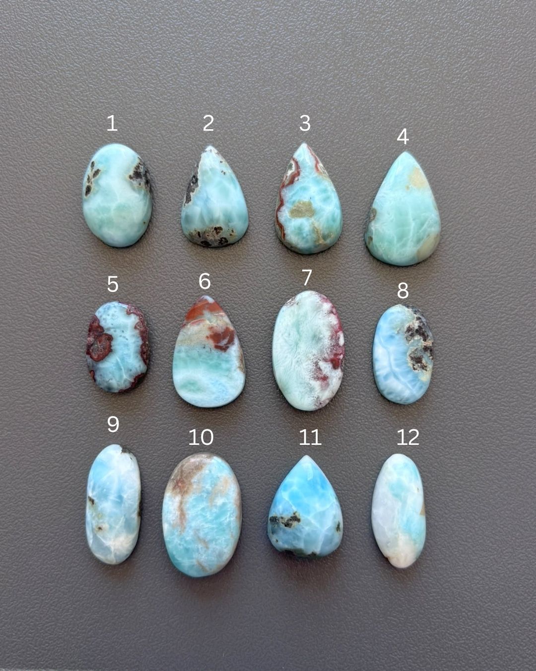 Natural Larimar Cabochon – Choose Your Piece - Image 2