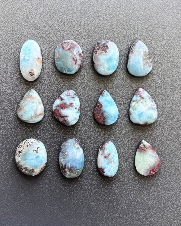 Natural Larimar Cabochon – Choose Your Piece