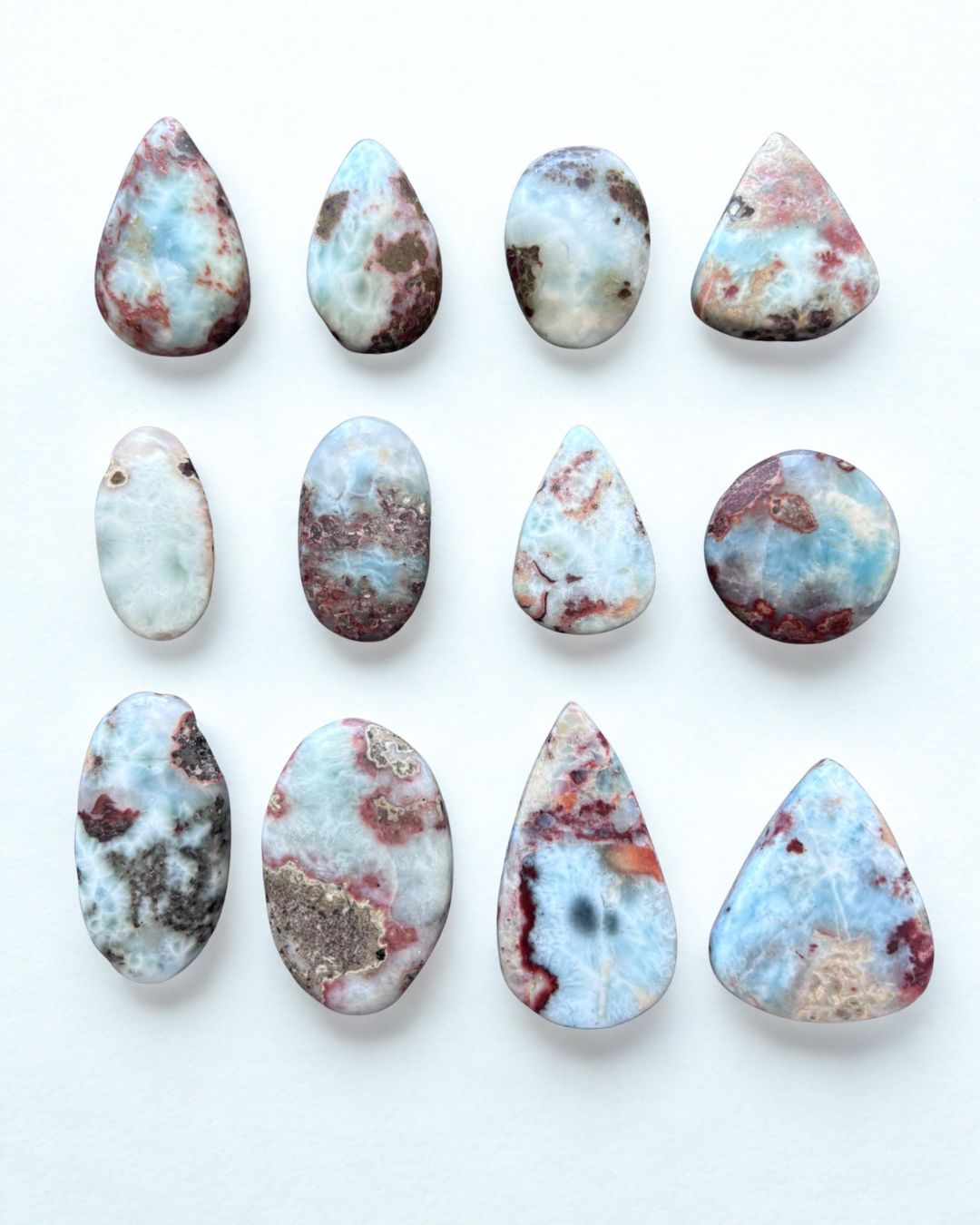 Natural Larimar Cabochon – Choose Your Piece
