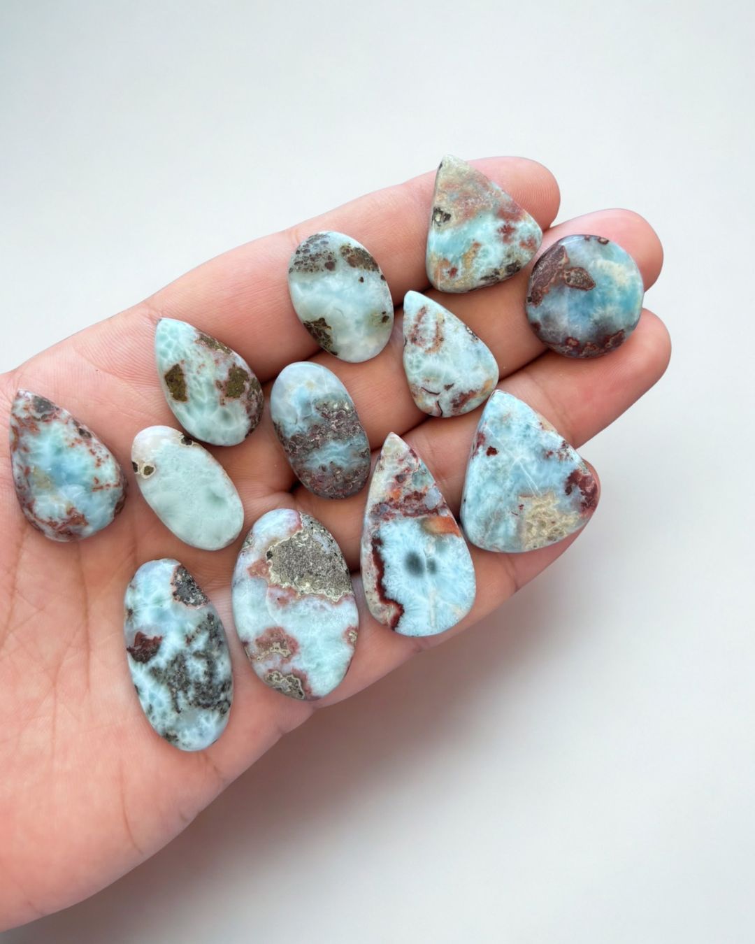 Natural Larimar Cabochon – Choose Your Piece - Image 2