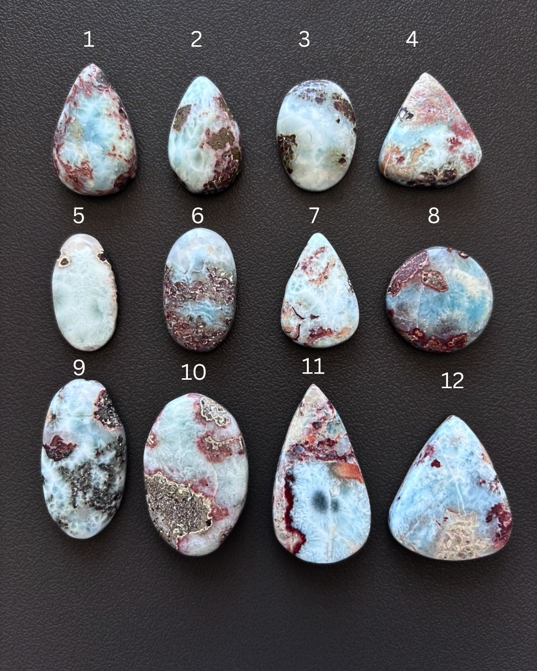 Natural Larimar Cabochon – Choose Your Piece - Image 3