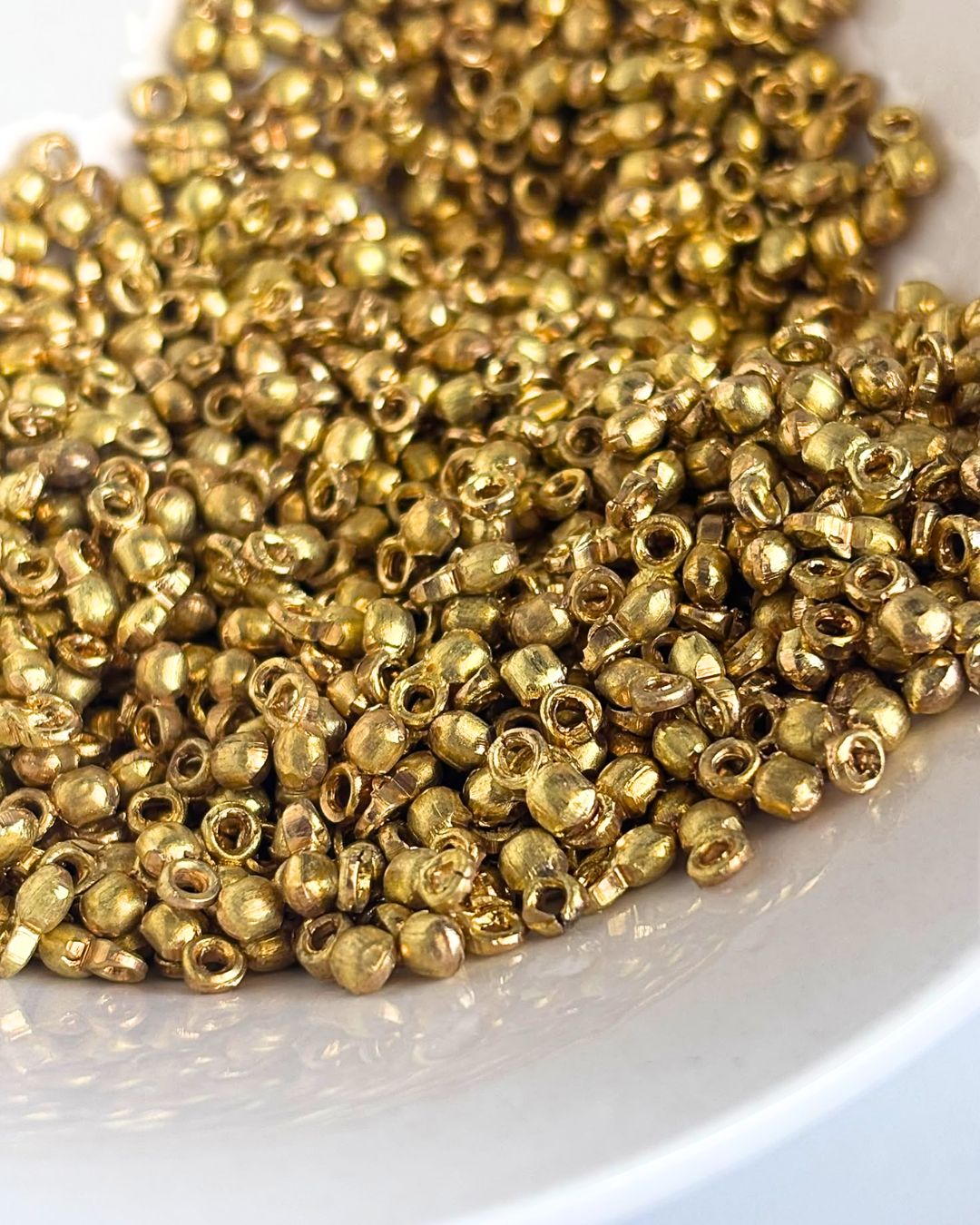 6X3MM Round Drop Brass Charms – 48 PCS - Image 5