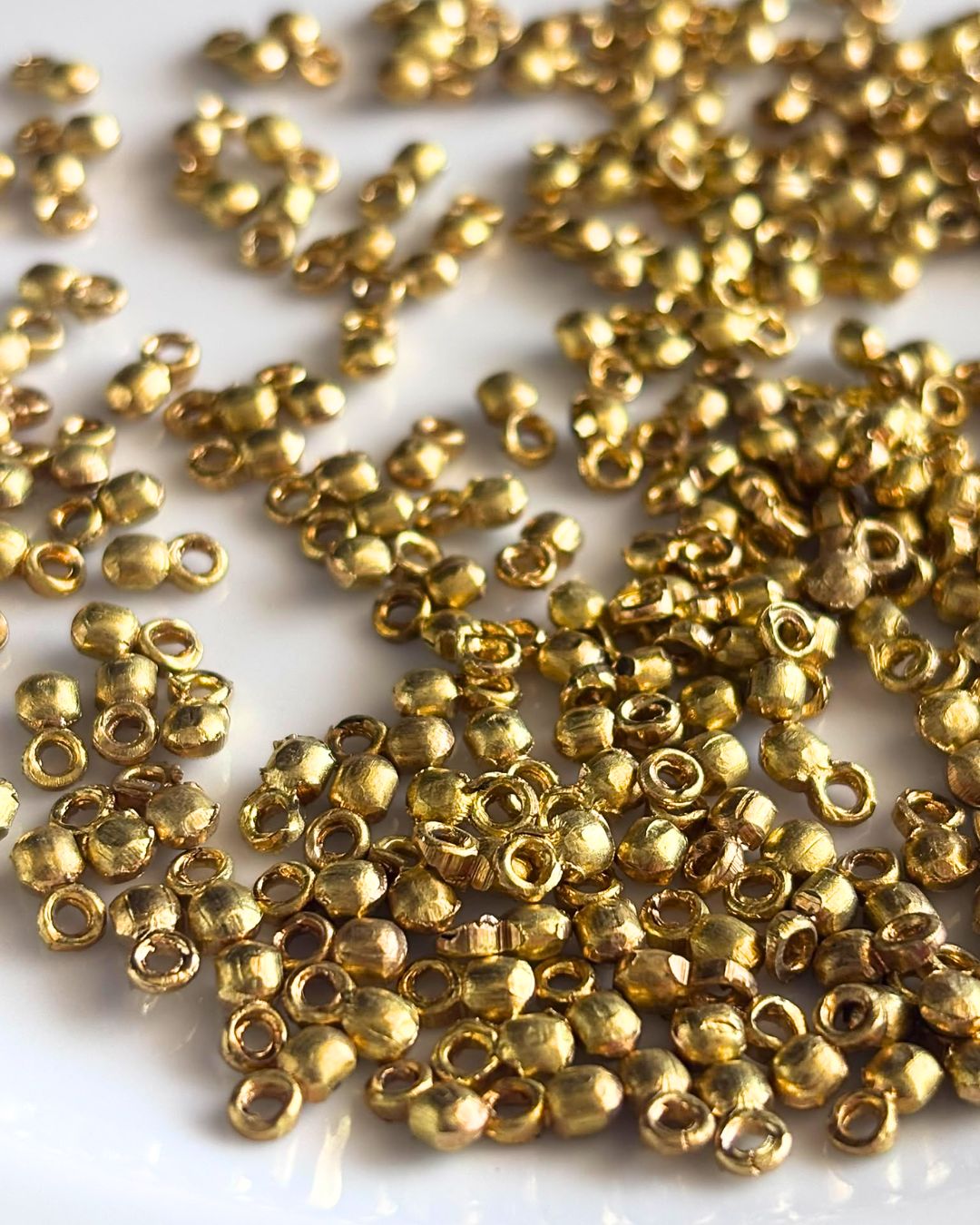 6X3MM Round Drop Brass Charms – 48 PCS - Image 4