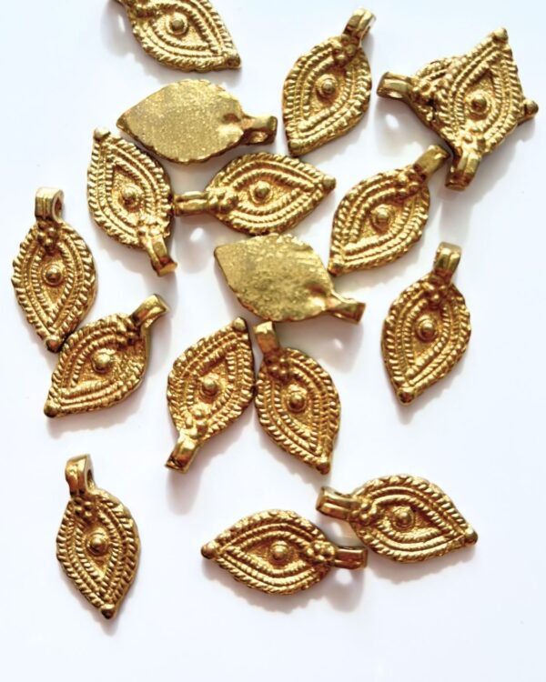 Boho Chic Brass Charms – Pack of 5 Pieces