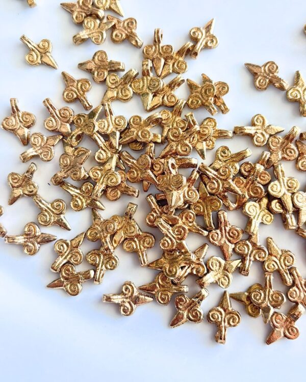 Boho Brass Charms – Pack of 10 Pieces