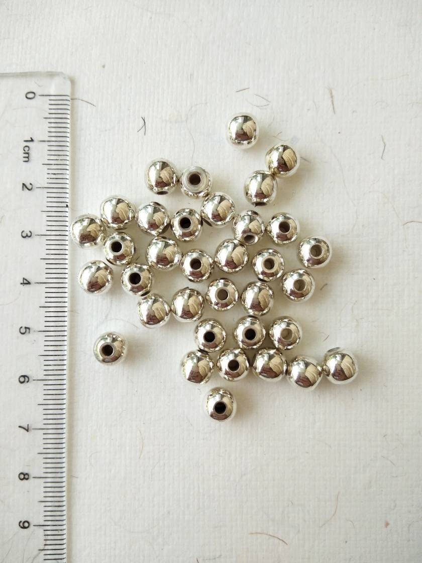 7mm Silver-Filled Round Beads – 20g ≈ 14 Beads - Image 8