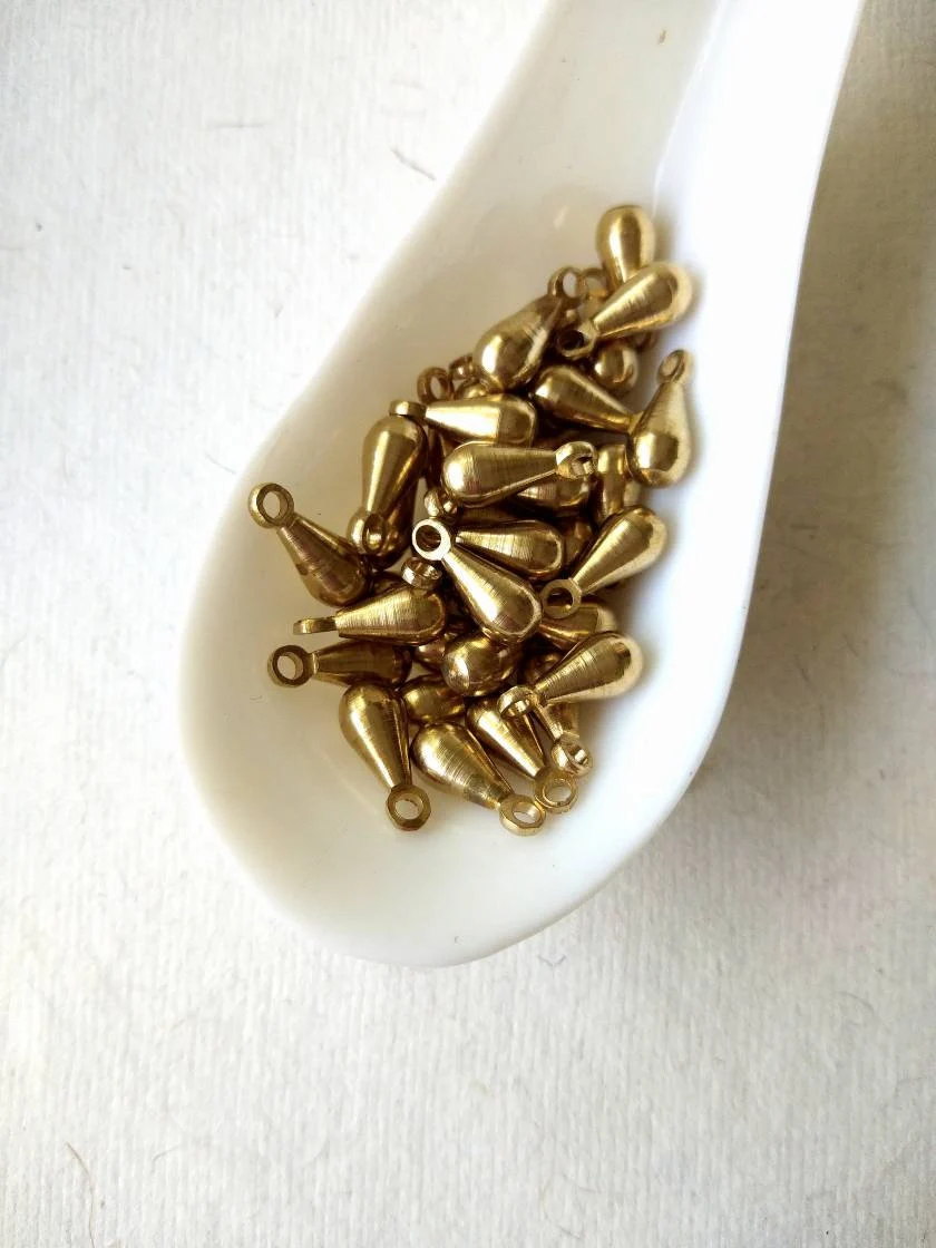 Drop Brass Charms – Pack of 10 Pieces - Image 6