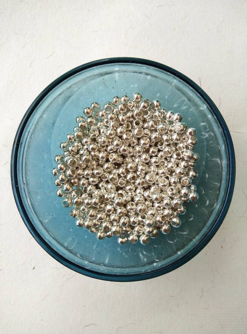 4mm Silver-Filled Round Beads – 20g ≈ 84 Beads - Image 7