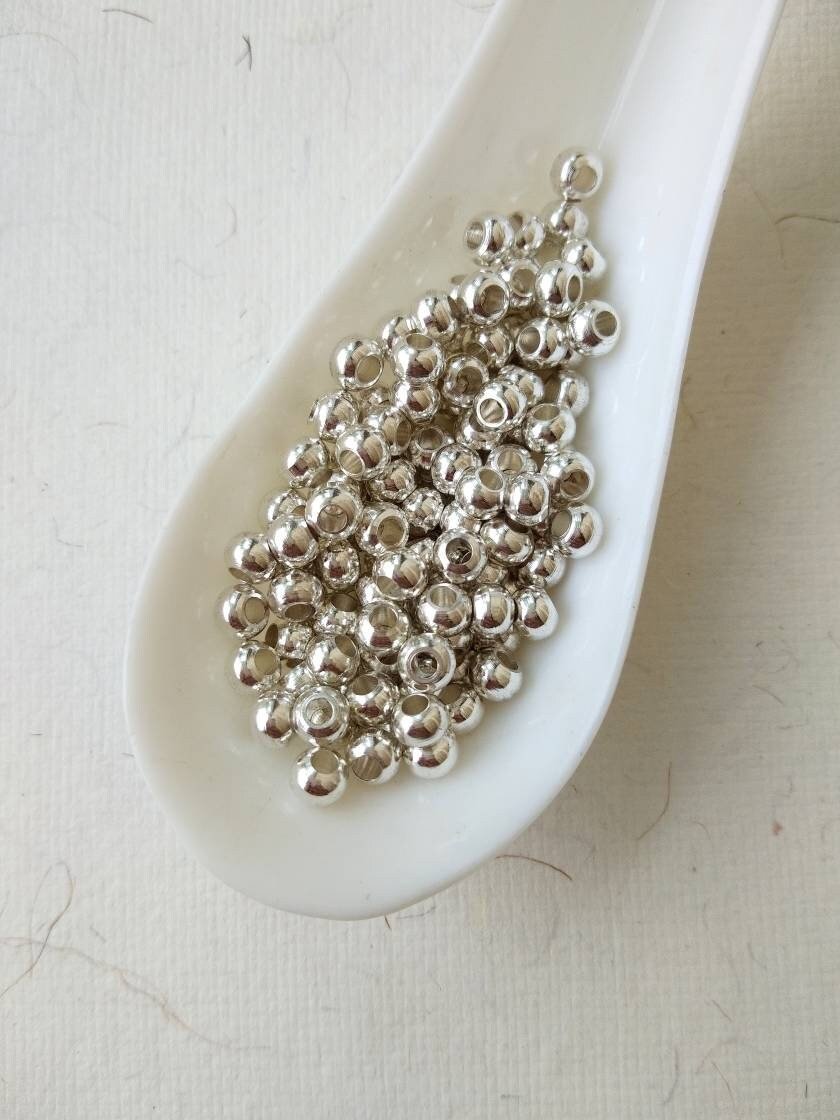 4mm Silver-Filled Round Beads – 20g ≈ 84 Beads - Image 10