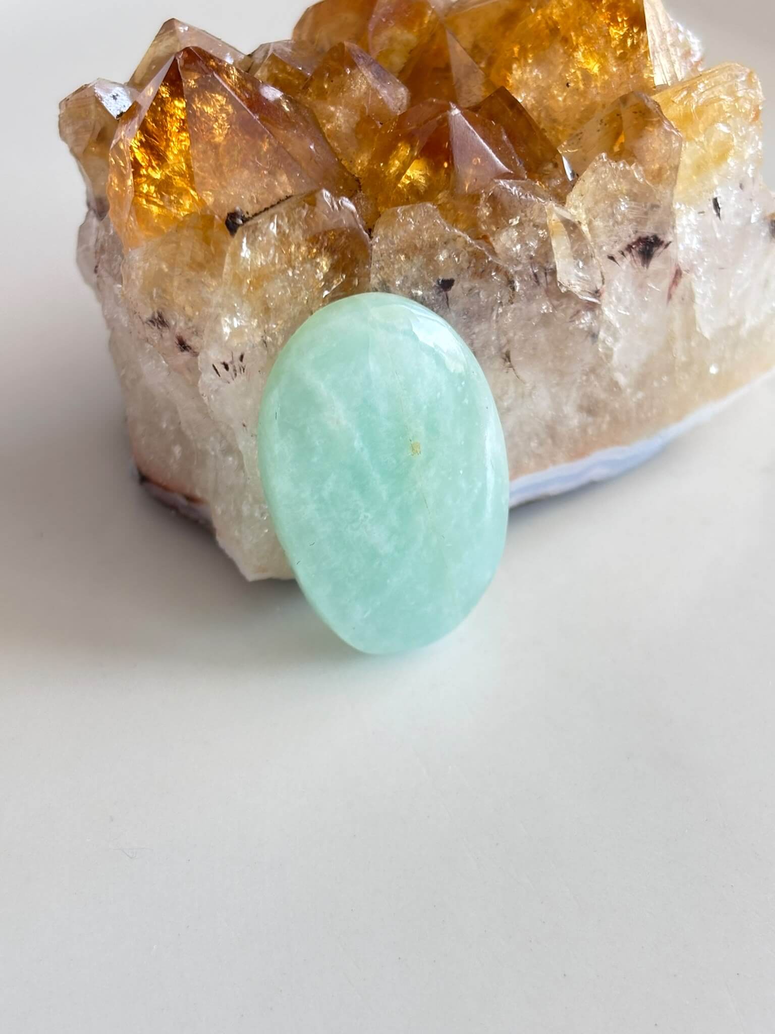 30mm Amazonite Stone for Macramé