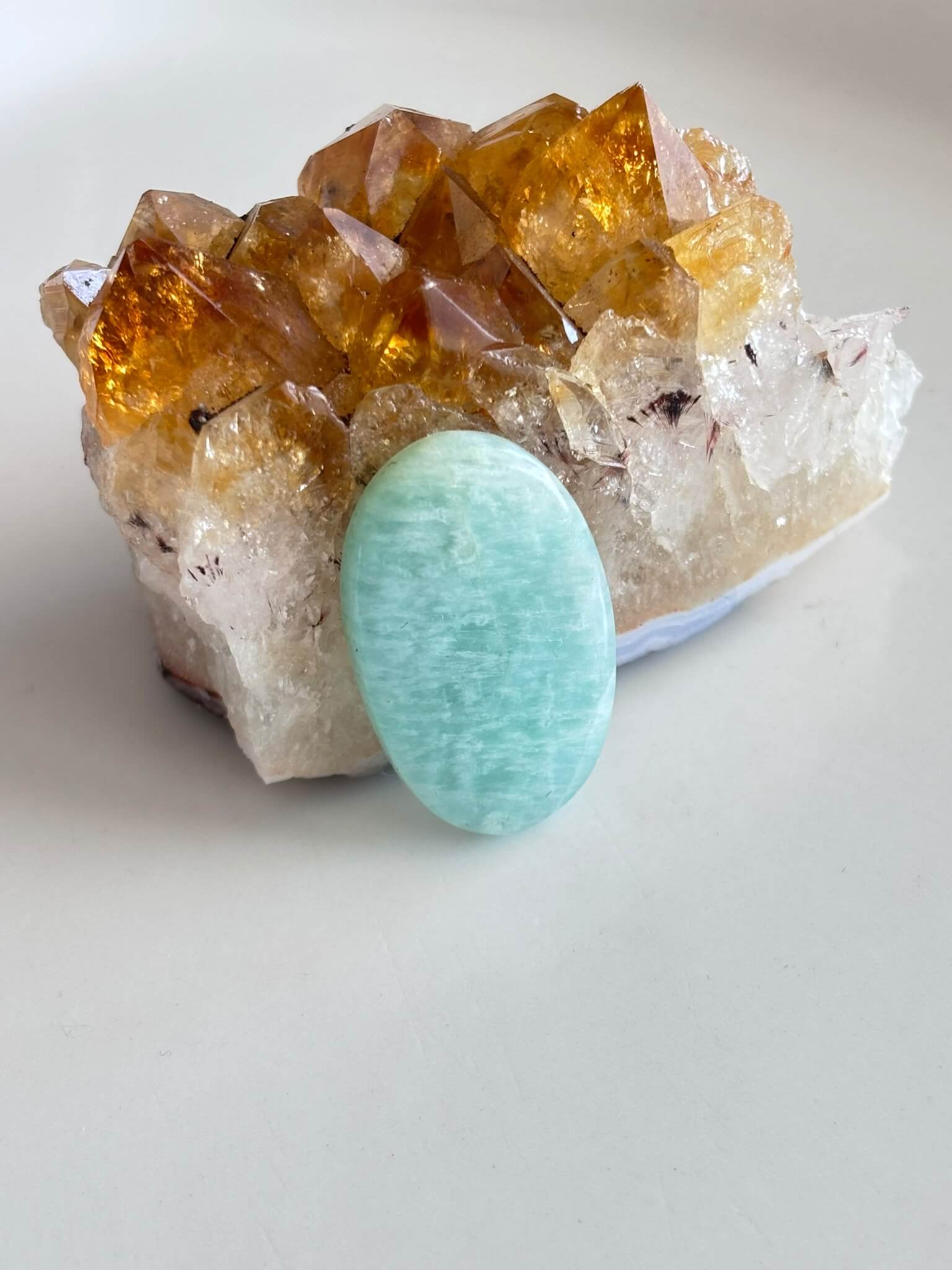 31mm Amazonite Gemstone for Jewellery Making