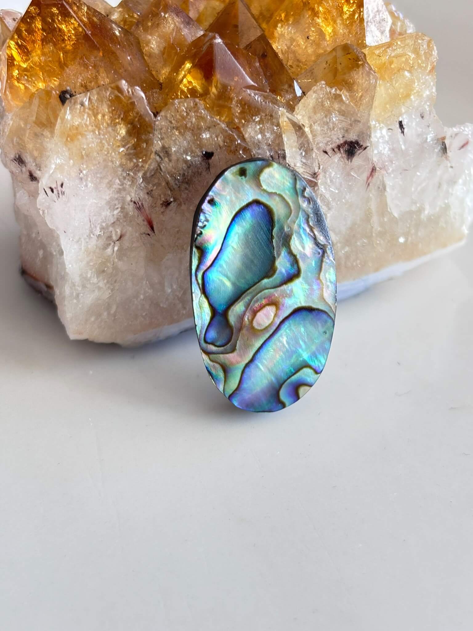 30mm Natural Abalone Cabochon for Jewelry