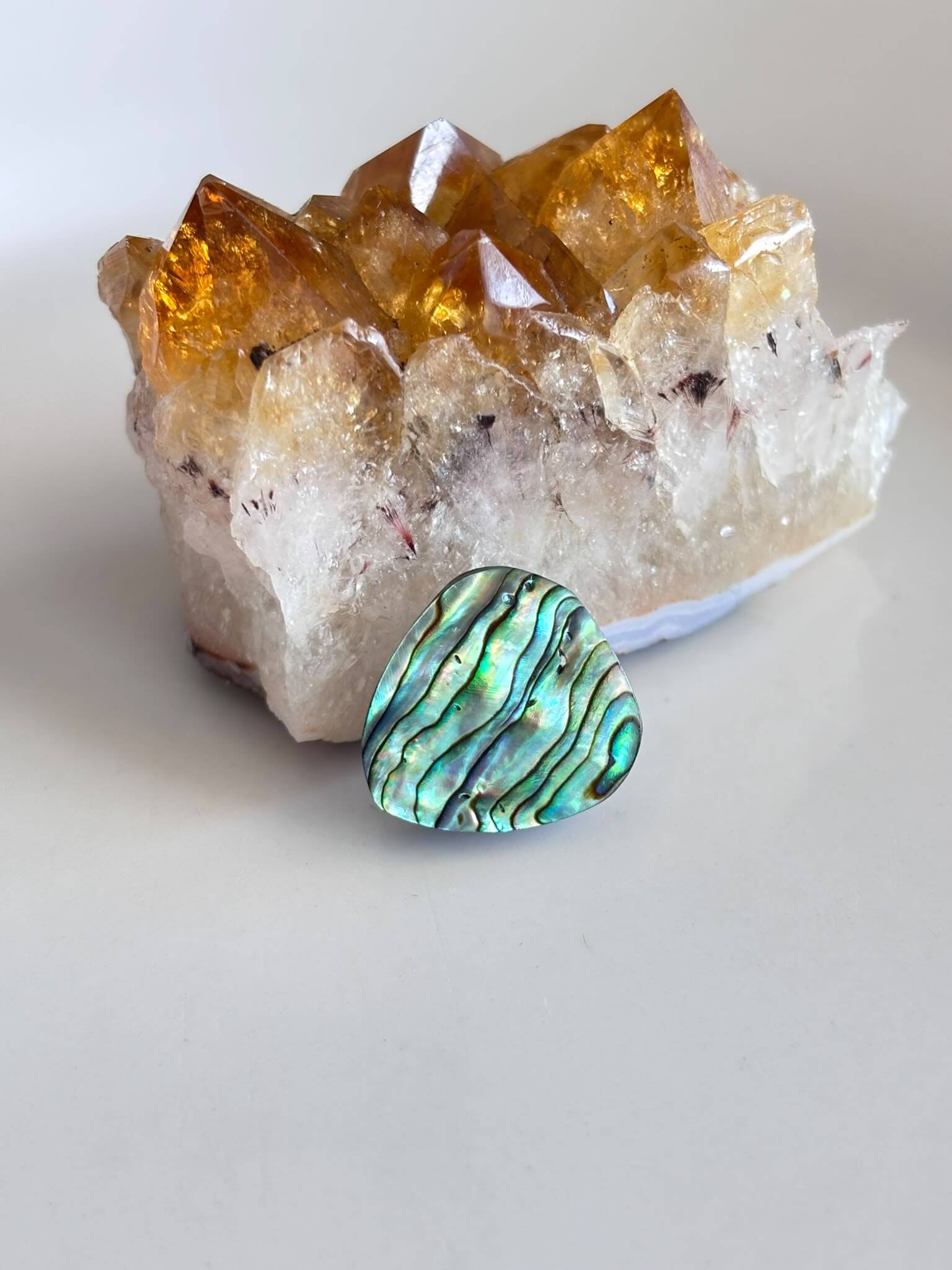 21mm Natural Abalone Cabochon for Jewelry
