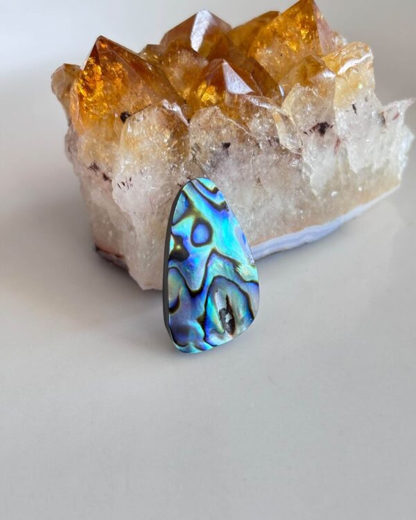 28mm Unique Abalone Shell Stone