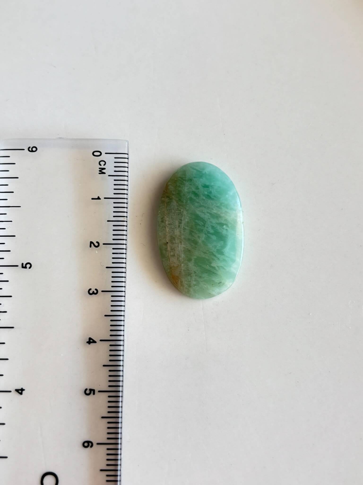 30mm Amazonite Gemstone for Handcrafted Pendants - Image 2