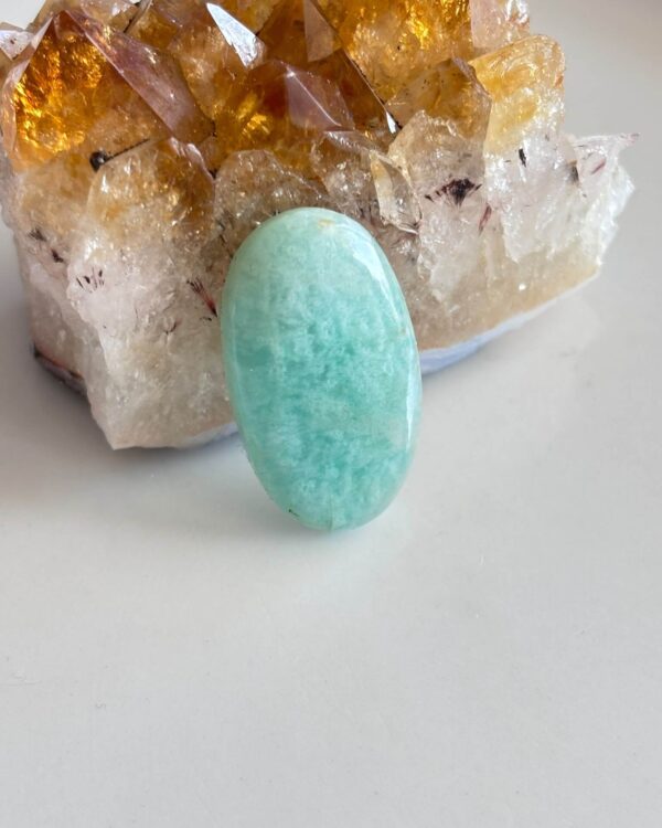 31mm Amazonite Stone for Creative Macramé