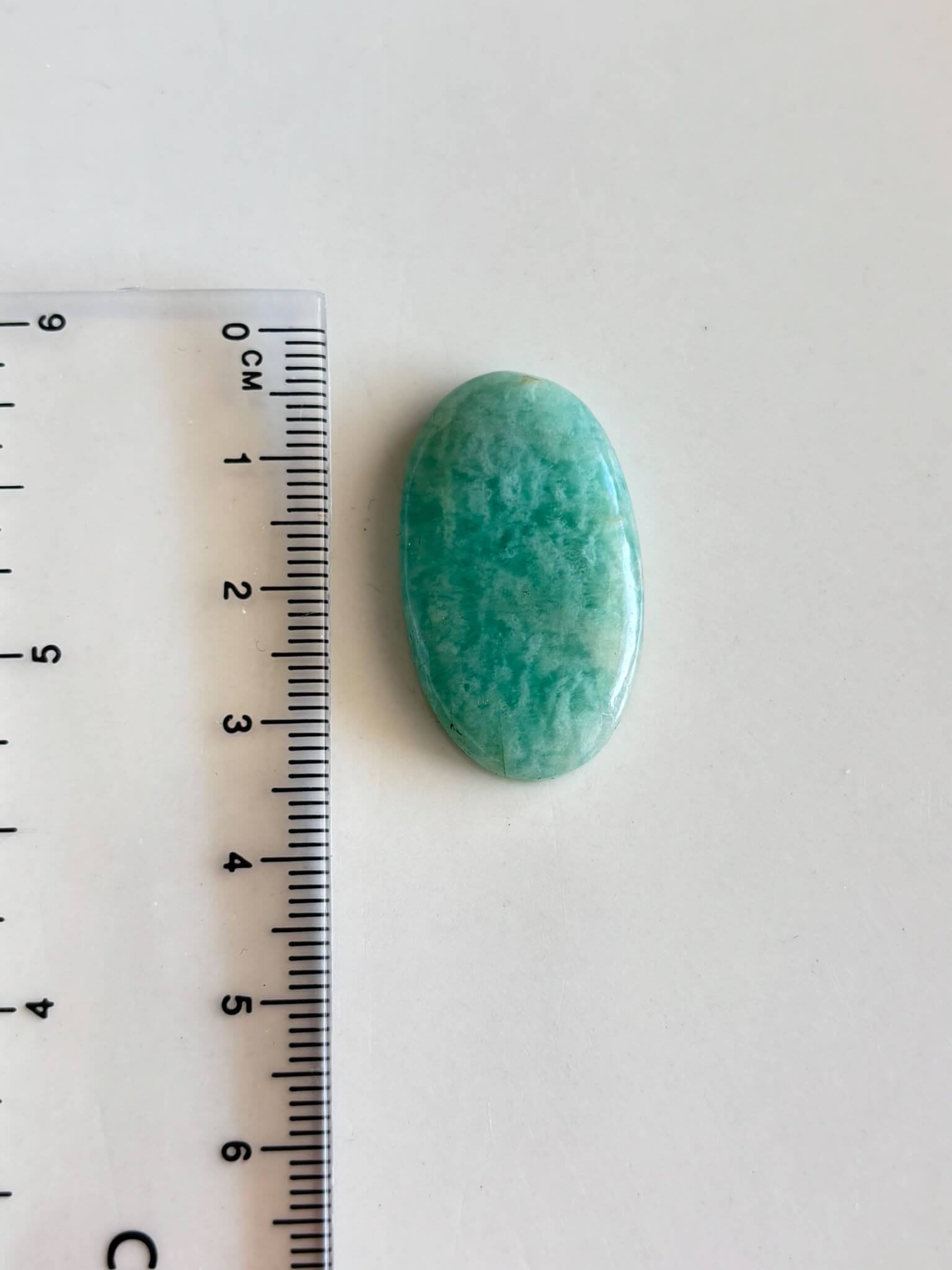 31mm Amazonite Stone for Creative Macramé - Image 2