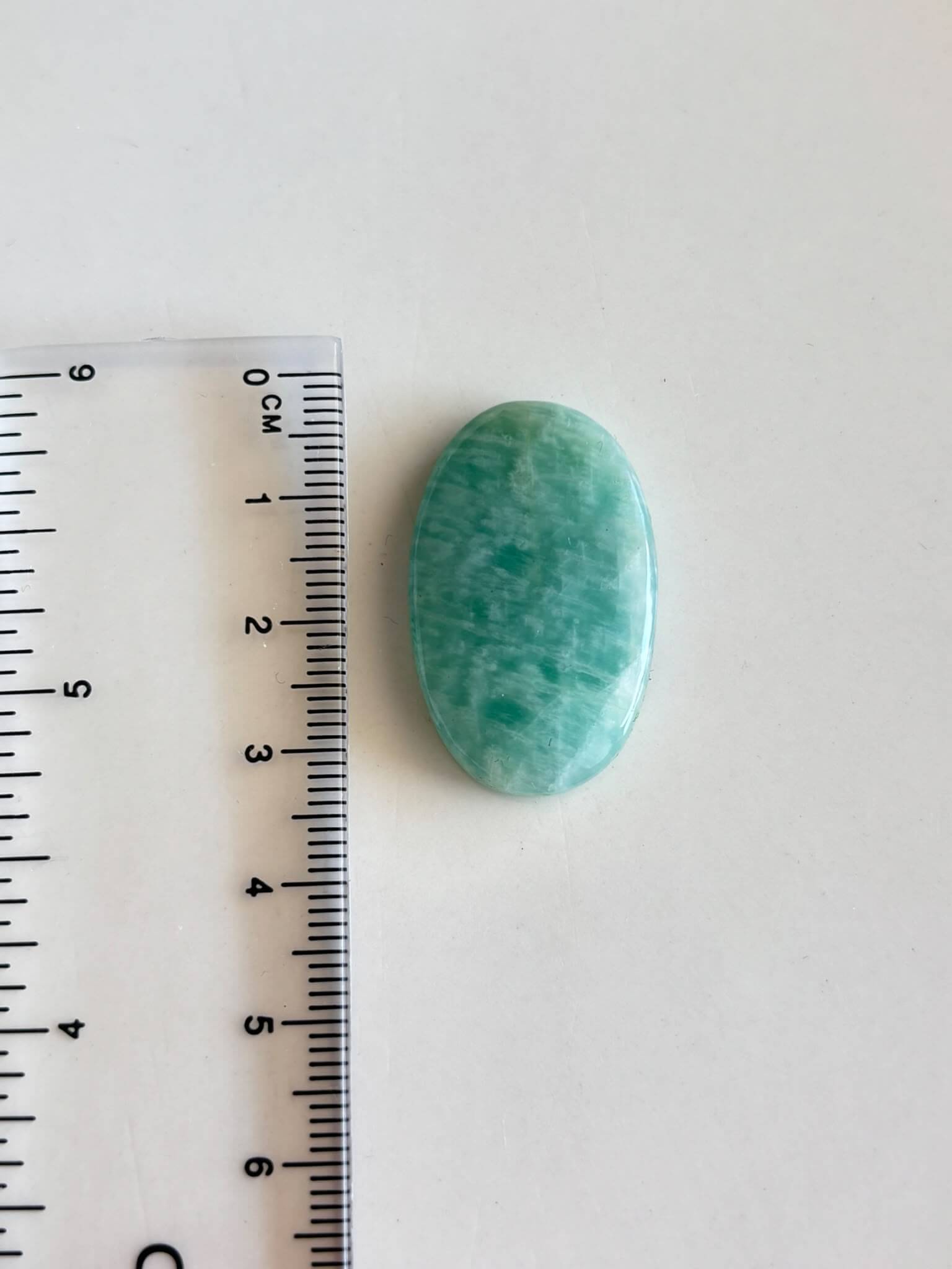 31mm Amazonite Gemstone for Jewellery Making - Image 2