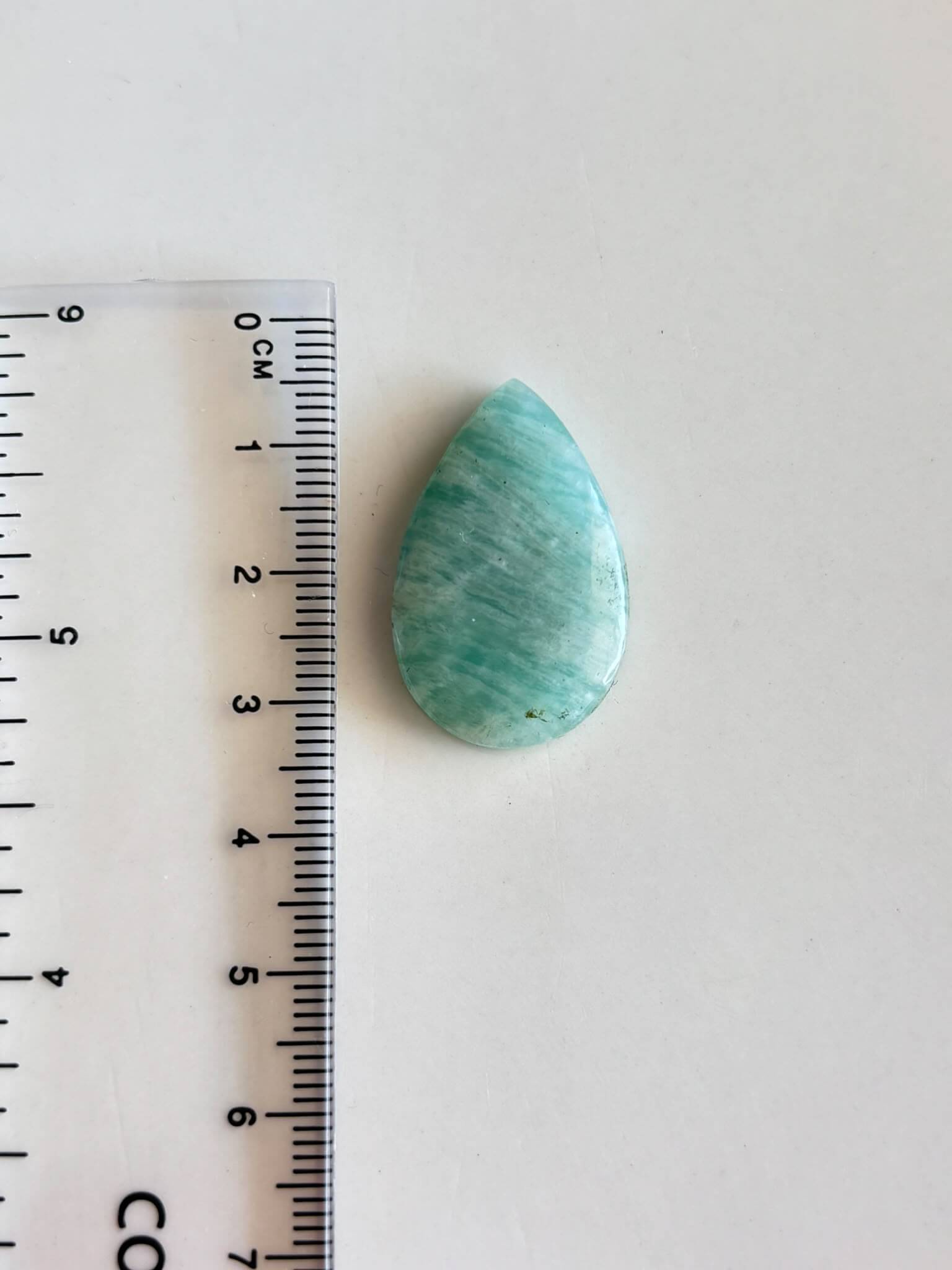29mm Amazonite Cabochon for Jewellery Projects - Image 2