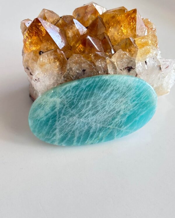 51mm Amazonite Stone for Statement Jewellery