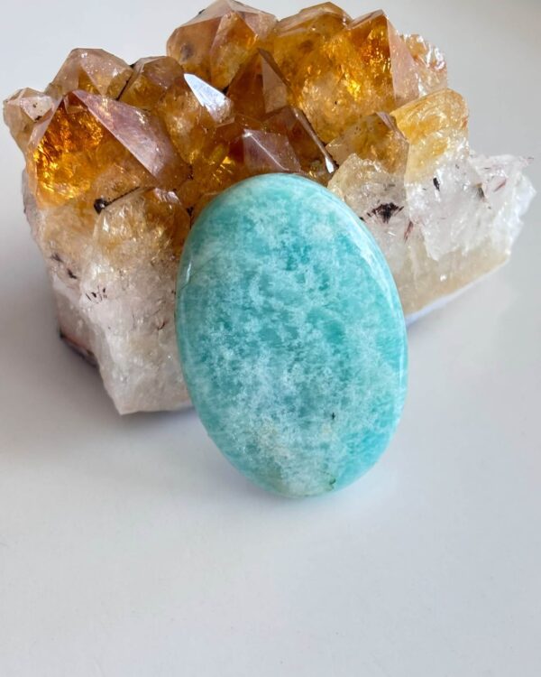 40mm Amazonite Cabochon for Pendant Designs