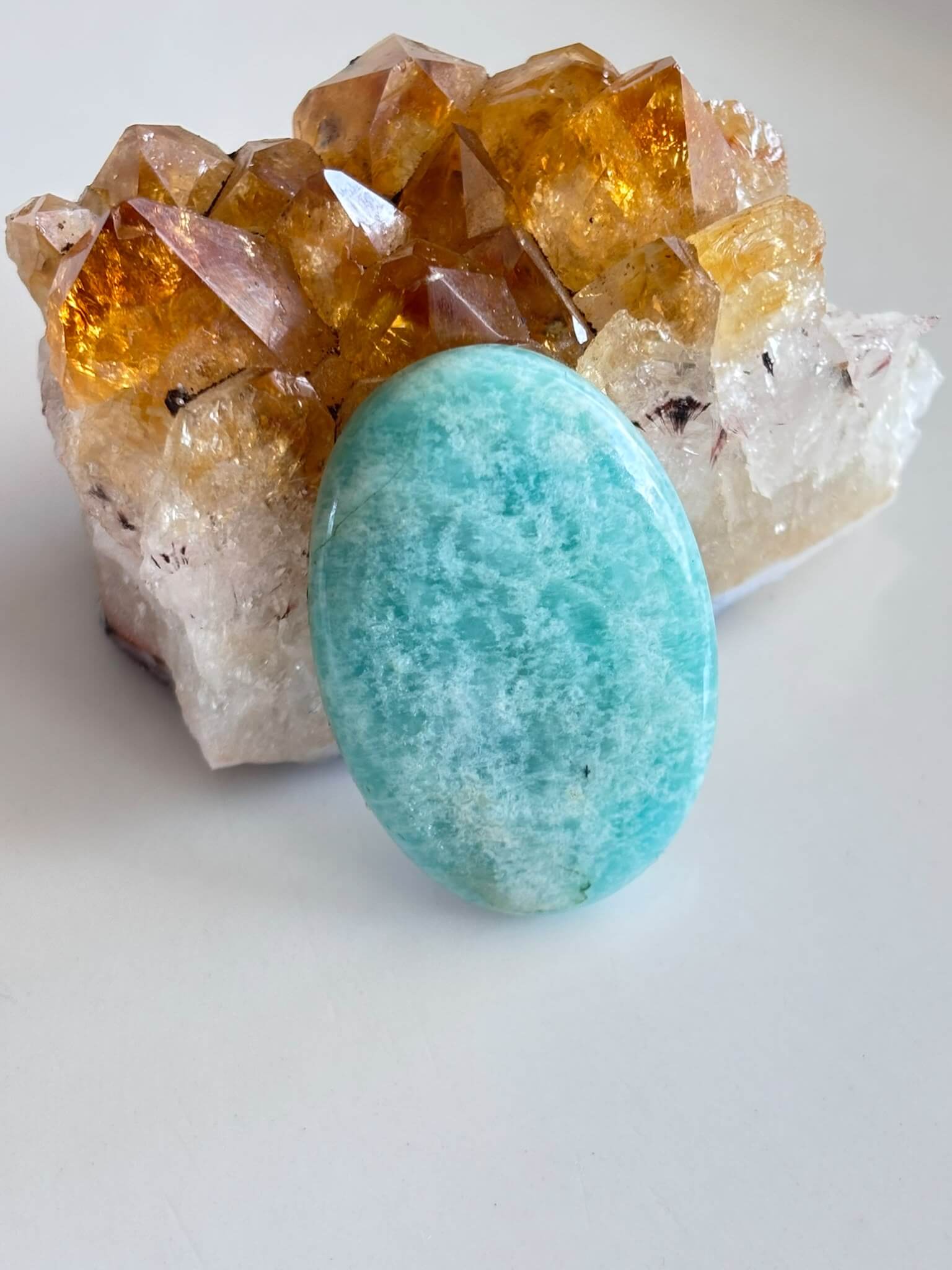 40mm Amazonite Cabochon for Pendant Designs