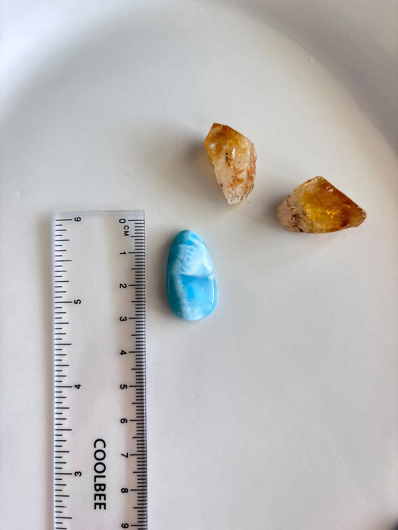28mm High Quality Natural Larimar Cabochon - Image 2