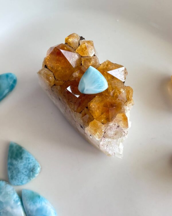 12mm High Quality Natural Larimar Cabochon