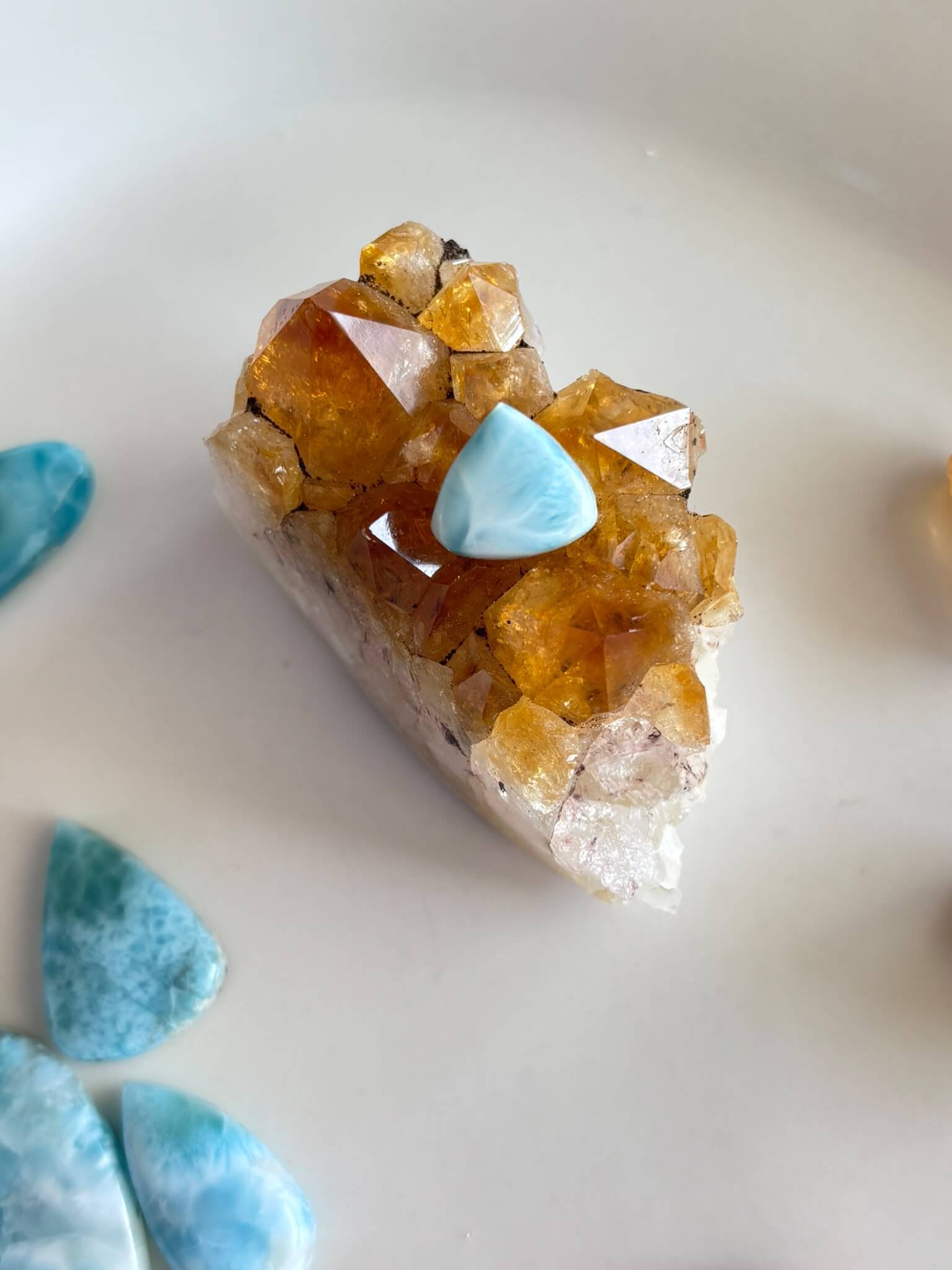 12mm High Quality Natural Larimar Cabochon