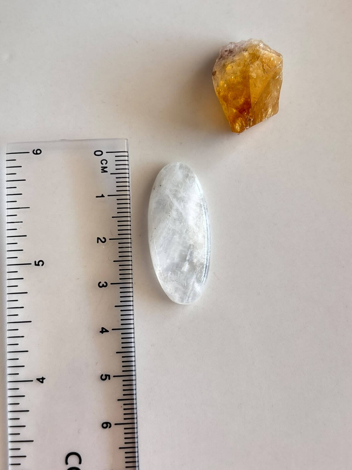 33mm Moonstone Cabochon - Full flash - Image 2