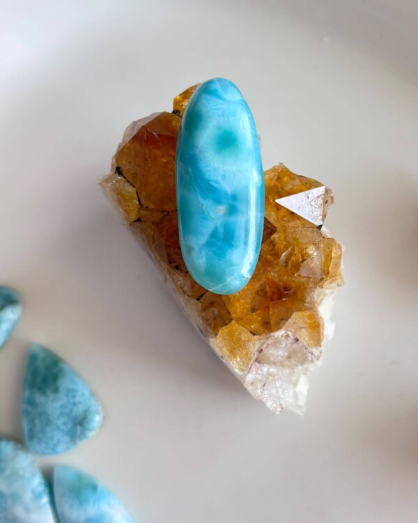 38mm Large High Quality Larimar Cabochon