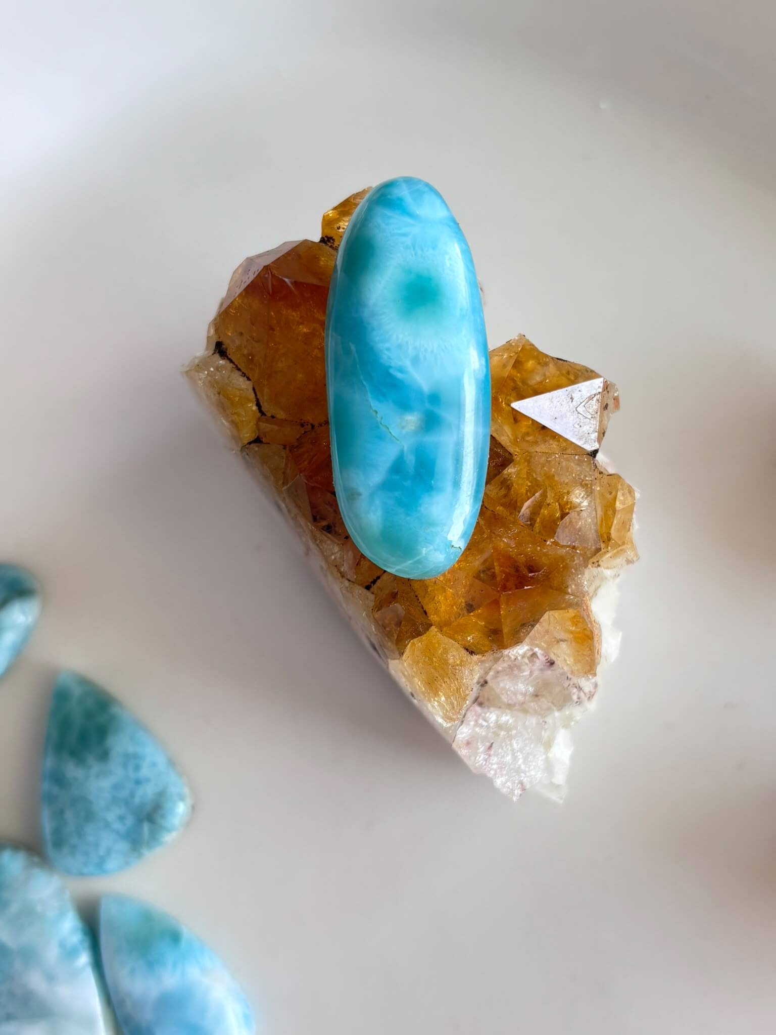 38mm Large High Quality Larimar Cabochon