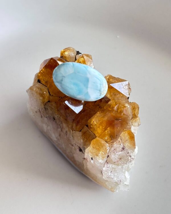 23mm High Quality Larimar Cabochon Stone