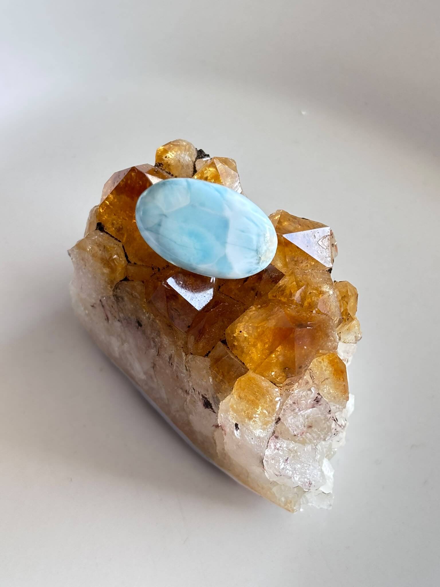 23mm High Quality Larimar Cabochon Stone