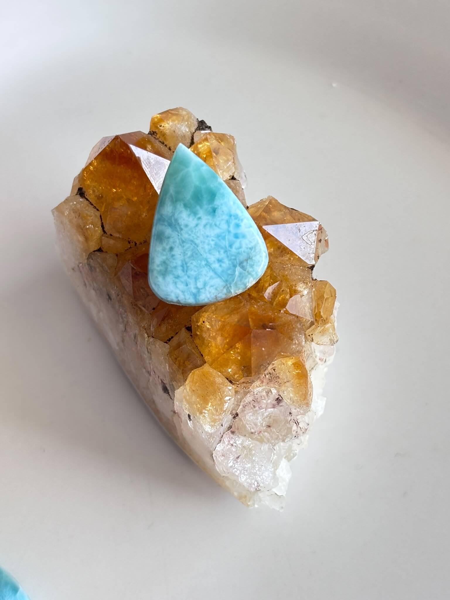 24mm High Quality Natural Larimar Gemstone