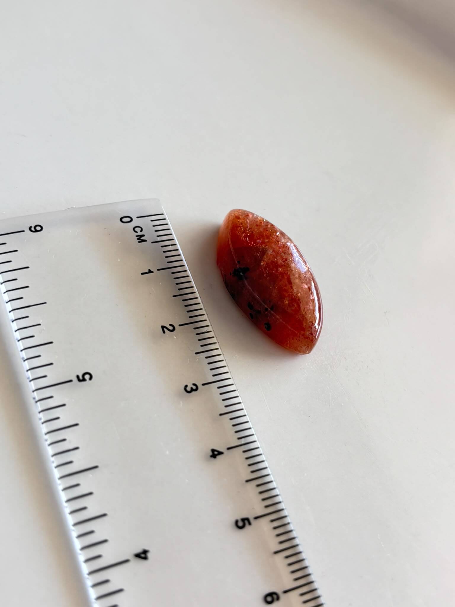 27mm Sunstone Gemstone Cabochon - Image 2