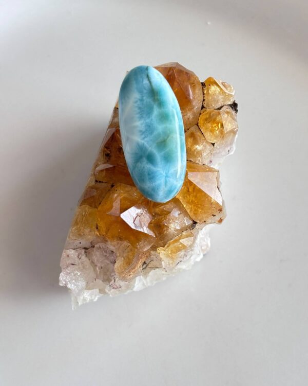 31mm Premium Quality Larimar Cabochon