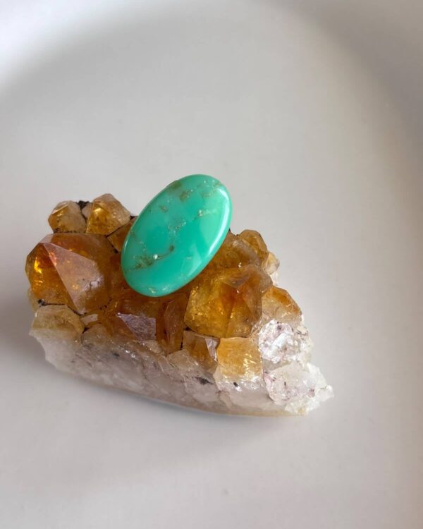 26mm Natural Chrysoprase Stone