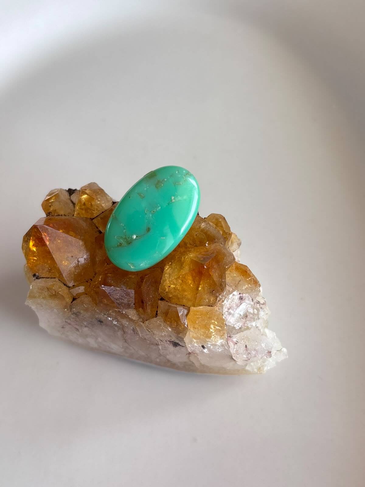 26mm Natural Chrysoprase Stone