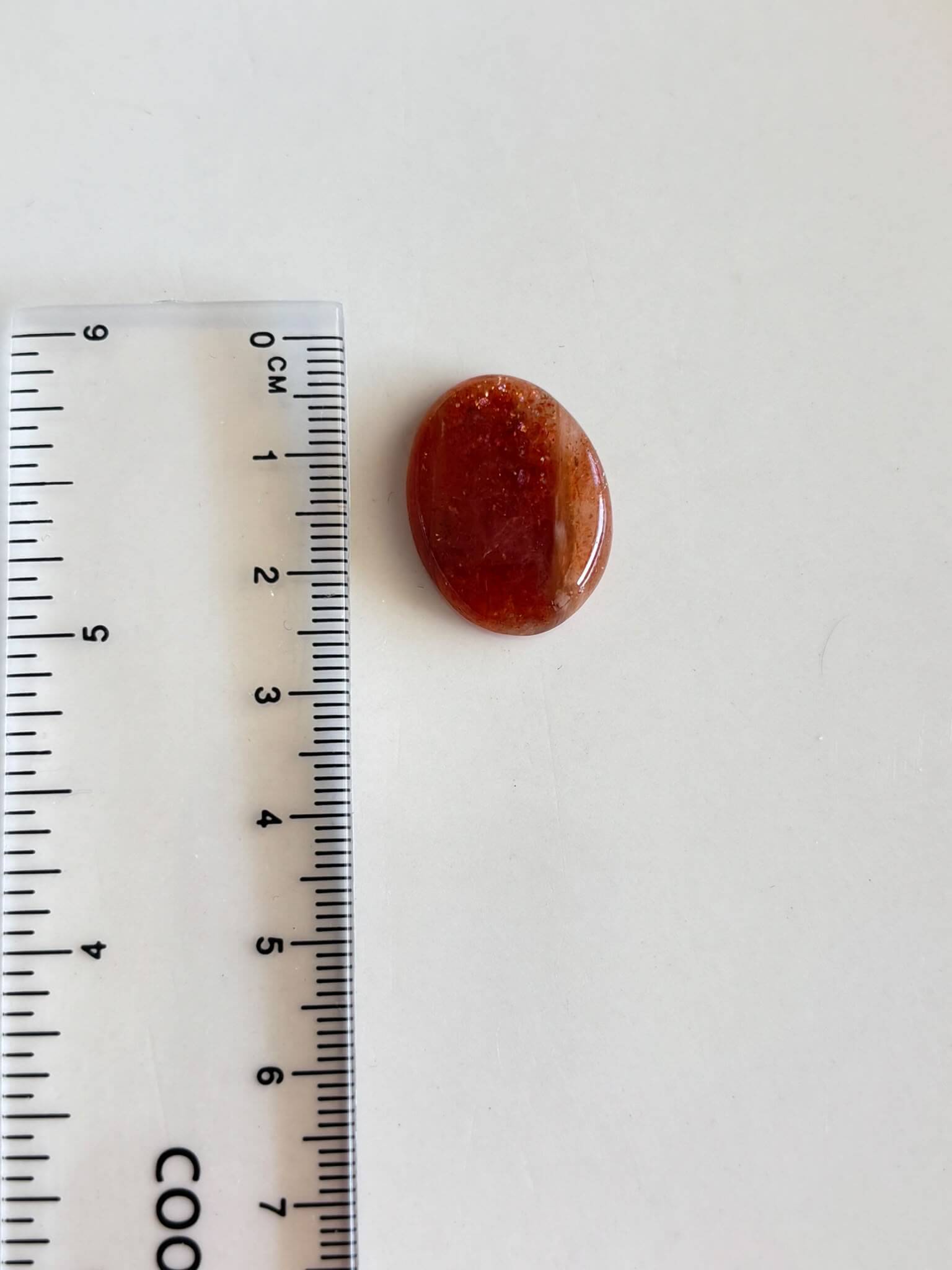 22mm Unique Sunstone Stone Cabochon - Image 2