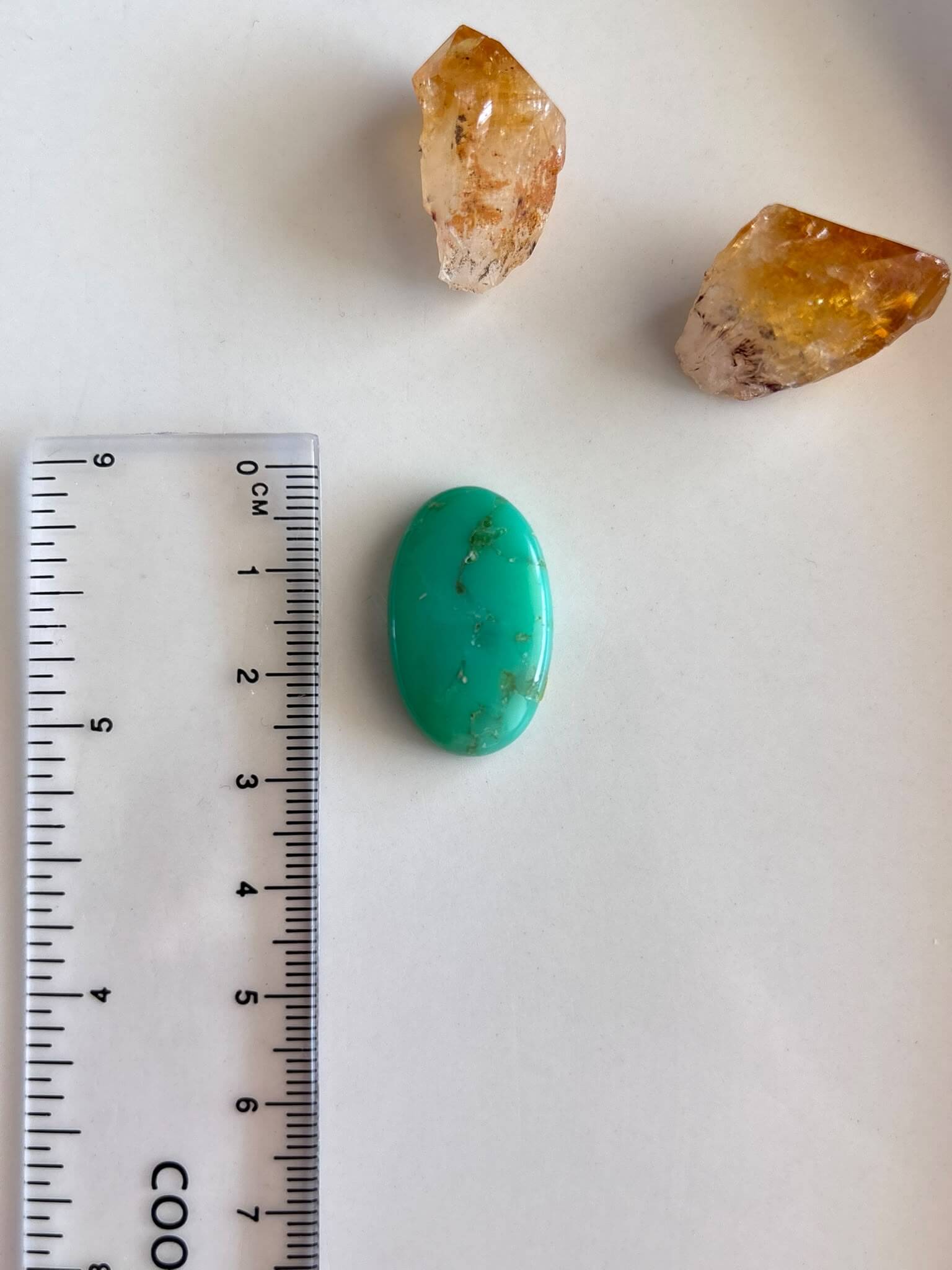 26mm Natural Chrysoprase Stone - Image 2