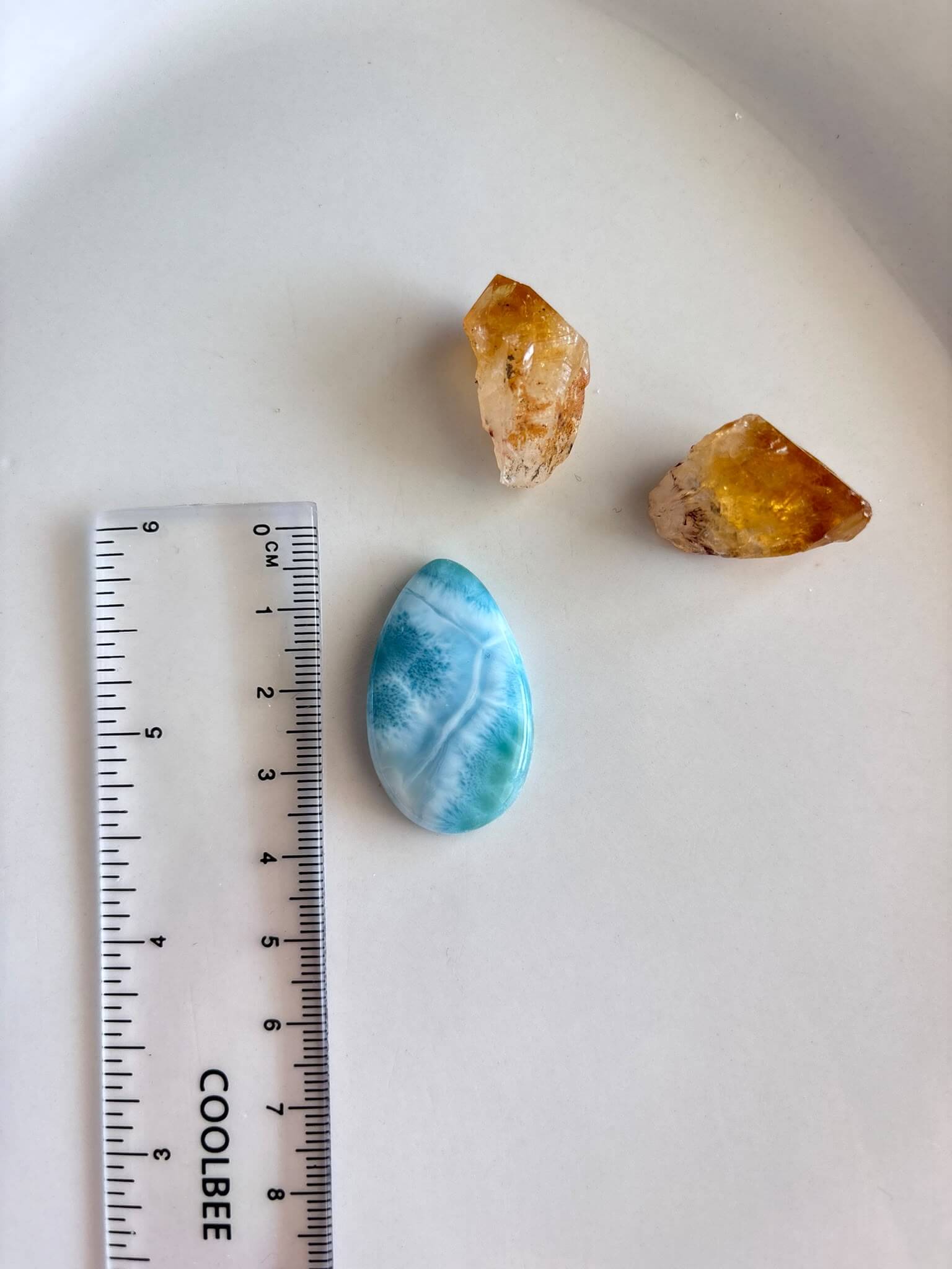 33mm Premium Larimar Cabochon – One of a Kind - Image 2