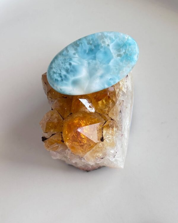 38mm High Quality Larimar Cabochon