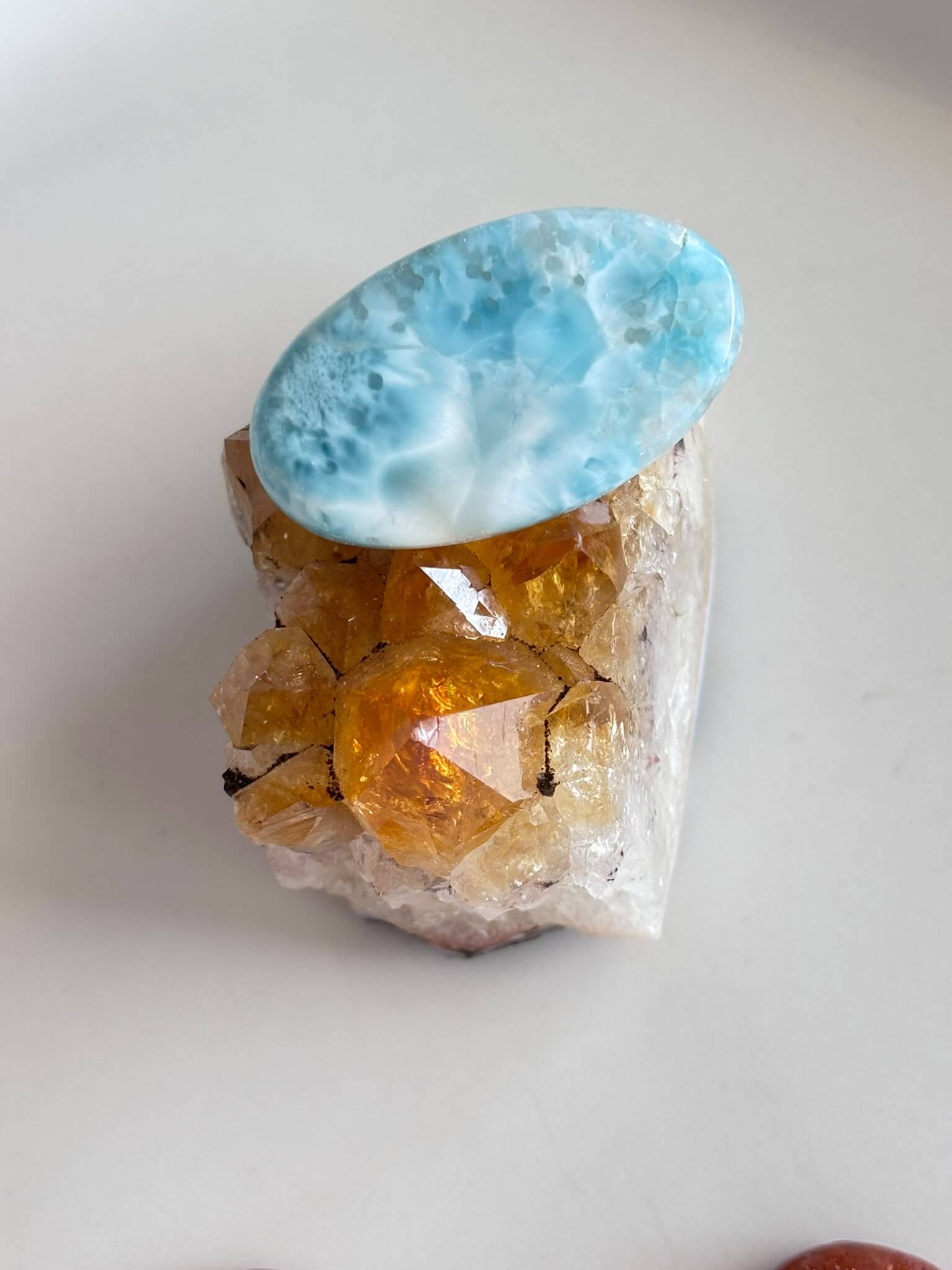 38mm High Quality Larimar Cabochon